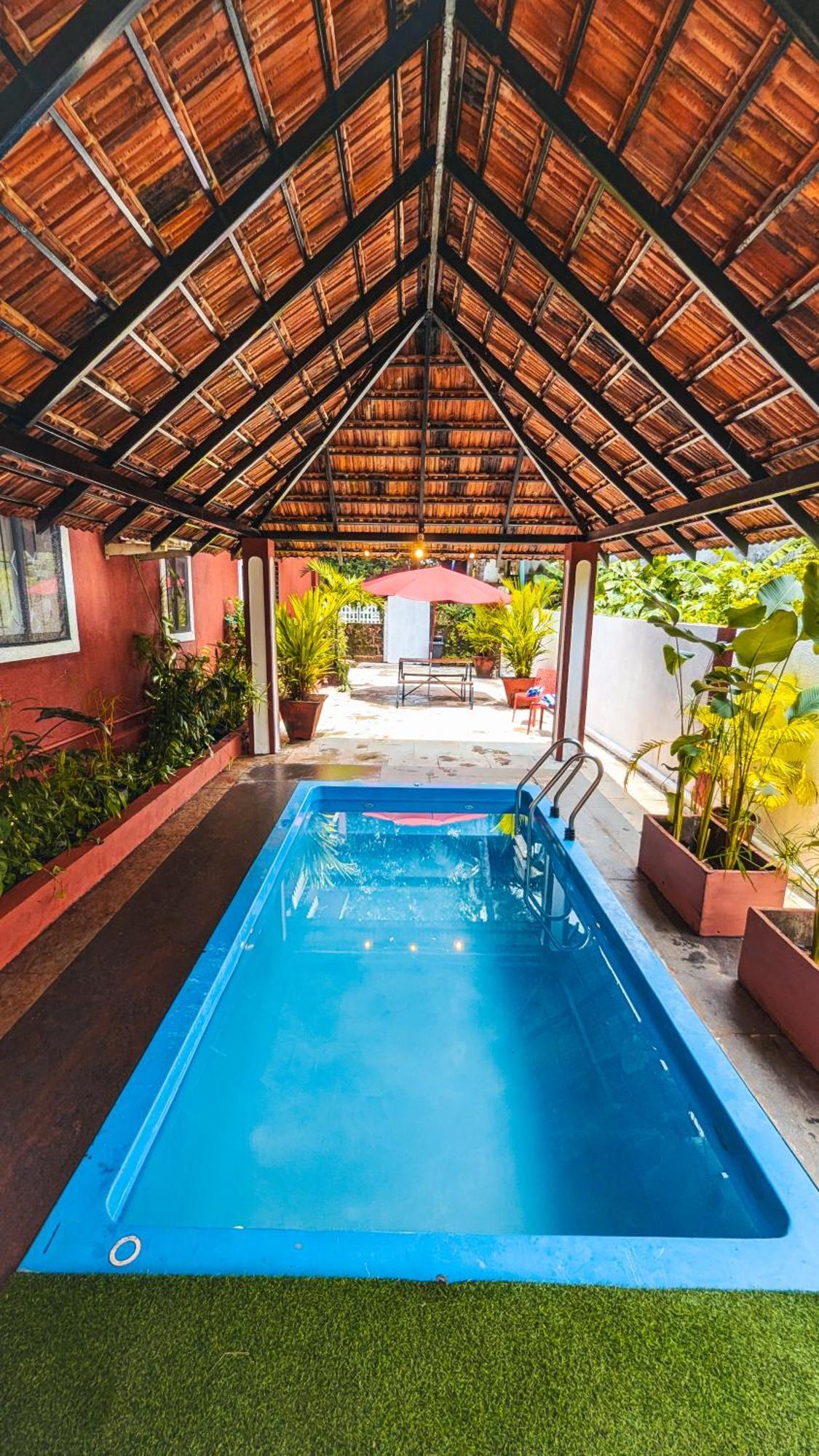 The First House By V3Homestay 4Bhk Private Pool Calangute Exterior foto