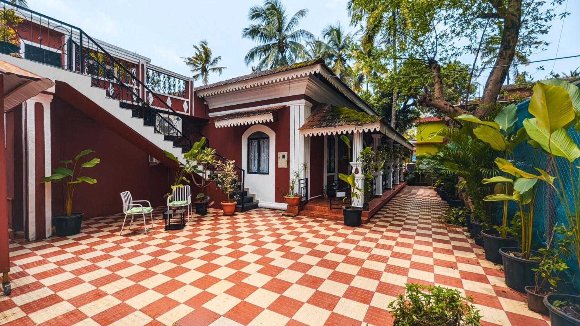 The First House By V3Homestay 4Bhk Private Pool Calangute Exterior foto